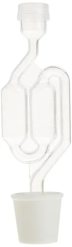 Vista 6 de Hidrómetro - Alcohol, prueba 0-200 y Tralle & Twin Bubble Airlock y Carboy Bung (paquete de 2)