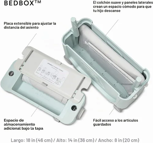 Vista 4 de Stokke JetKids - Paquete de viaje, azul ártico