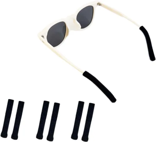 Vista 7 de DECKER Antideslizante Gafas Elásticas Temple Tips 3 Pares de Tejer Gafas Suave Cojín de Oído Puños Puntas de Gafas Manga de Oído Calcetín