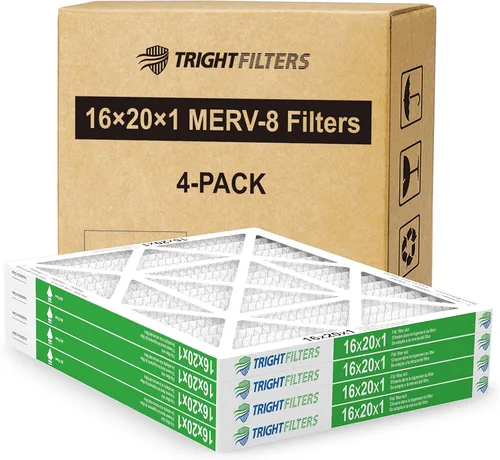 Vista 22 de TRIGHTFILTERS - 6 filtros de aire de 10x10x1, filtros plisados MERV 8 duraderos para hogar HVAC AC, filtros de aire acondicionado compactos