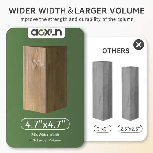 Vista 5 de Aoxun Gazebo de madera de cedro de 10' x 10' con techo de acero galvanizado