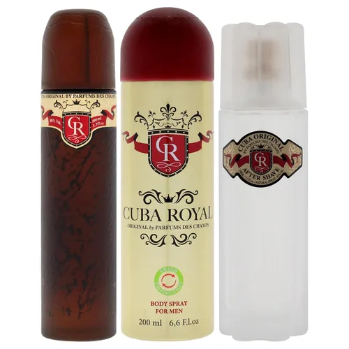 Vista 2 de Cuba Royal by Cuba, set de regalo de 3 piezas para hombre
