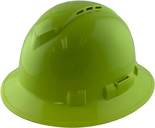 Vista 21 de Texas America Safety Company Casco duro RIDGELINE de ala completa con ajuste de perilla de 6 puntos y bolsa