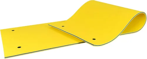 Vista 8 de GLACER Alfombrilla de agua flotante, almohadilla de agua flotante, espuma XPE resistente al desgarro, almohadilla flotante grande de 18 x 6 pies