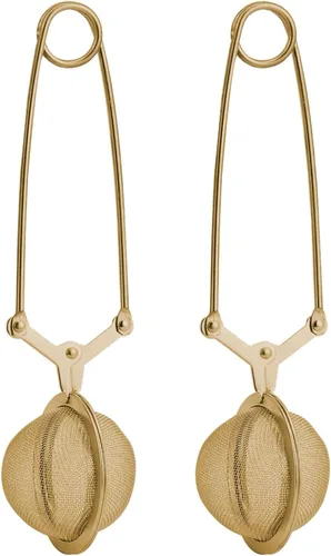 Vista 14 de HIC Kitchen Infusor de té de bola a presión, acero inoxidable 18/8, para té de hojas sueltas y especias para calentar