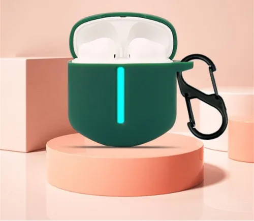 Vista 8 de DAYJOY - Juego de 2 fundas protectoras de silicona suave compatibles con auriculares Edifier Hecate GT2, funda protectora con mosquetón