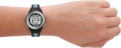 Vista 3 de Skechers Tennyson - Reloj digital deportivo de cuarzo de metal y silicona para mujer