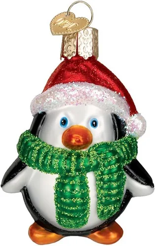 Vista 5 de Old World Christmas Colección de pingüinos bailarines adornos de vidrio soplado