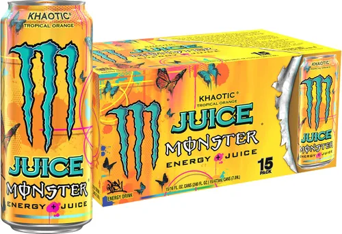 Vista 35 de Monster Energy Rehab Té Verde + Energía, Té Helado Energético, Bebida Energética 15.5 onzas (Paquete de 15) Té helado energético, paquete de 15