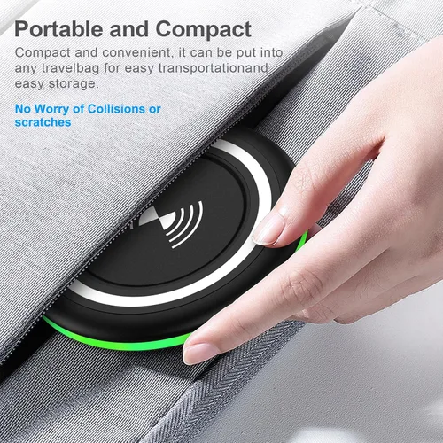 Vista 4 de Pixel 10 Teléfono Android Cargador inalámbrico Pad Soporte de carga rápida para Google Pixel 10 10 Pro 10 Pro XL 9 8 7,15W Estación de carga