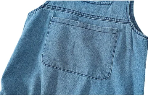 Vista 3 de YJ Back Home Baby Girl Jean Onesies Denim Body Ropa