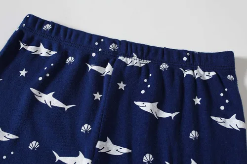 Vista 6 de Dolphin&Fish Pijama completa de manga larga para niños y niñas