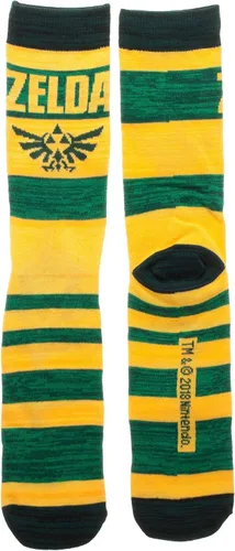 Vista 5 de The Legend of Zelda Gamer Crew Calcetines (paquete de 5), 10-13, multicolor Nintendo