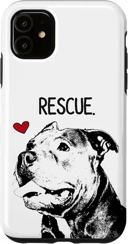 Vista 8 de Rescue Pitbull Dog Save Dogs Pit Bull Lover - Carcasa para iPhone 17
