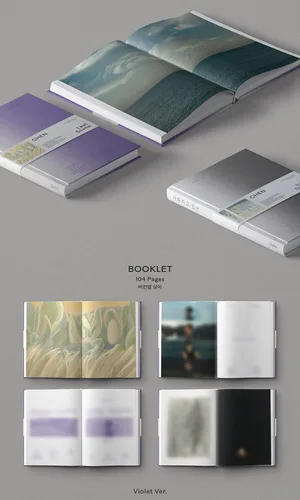 Vista 4 de EXO CHEN LAST SCENE 3er Mini álbum (VIOLETA (A) / GRIS (B) - Ver.)+1ea EXO Store Tarjeta de regalo K-POP sellada