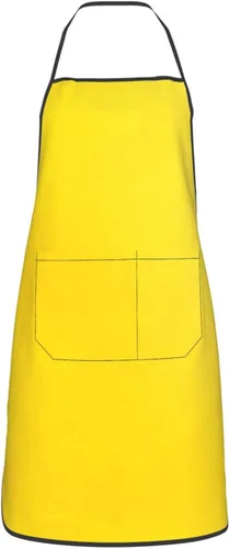 Vista 18 de Delantal de dos cachorros con bolsillos, delantales resistentes a las gotas de agua para mujeres y hombres, delantal ideal para uso doméstico