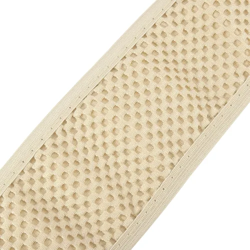 Vista 7 de X AUTOHAUX Universal 15" antideslizante volante cubierta elástica tela de malla elástica accesorio para coche beige