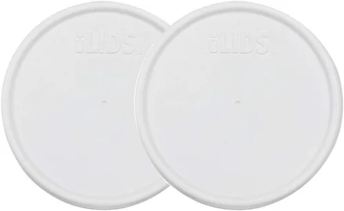 Vista 17 de Mason - Tapa para tarro Fits 3 3/8 in Ball & Kerr jars; seals in freshness; leak-proof, stackable, dishwasher-safe for pantry & fridge