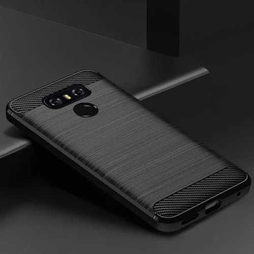 Vista 2 de Asuwish Funda compatible con LG G6 y protector de pantalla de vidrio templado, accesorios de celda, fundas protectoras de silicona para LGG6 ThinQ