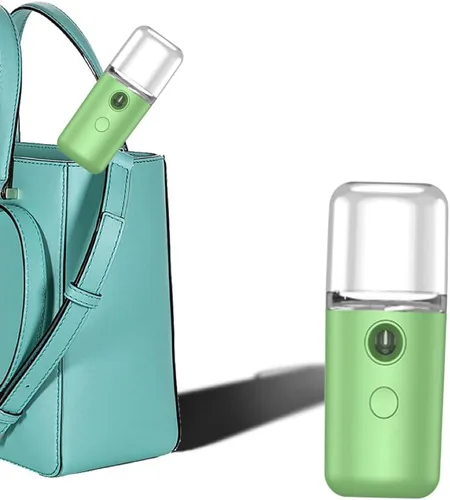 Vista 4 de Mini vaporizador facial para limpieza profunda facial, vaporizador facial portátil, rociador facial, humidificador facial práctico, Mister, cuidado