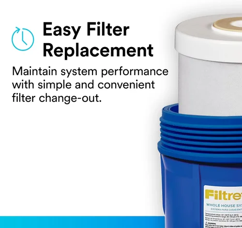Vista 6 de Filtrete Filtro de agua para toda la casa de carbón activado granulado de gran capacidad 4WH-HDGAC-F01. para uso con sistema 3WH-HD-S01