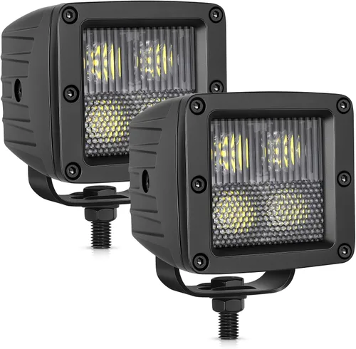 Vista 18 de OFFROADTOWN Arnés de cableado 2 cables para cubos LED Pods LED Negro
