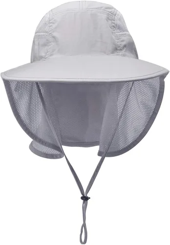Vista 2 de Sombreros de sol unisex con protección UV para actividades al aire libre con solapa para el cuello