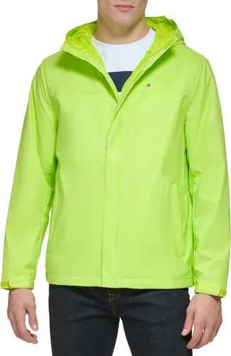 Vista 18 de Tommy Hilfiger Chaqueta impermeable con capucha, transpirable, ligera, para hombre