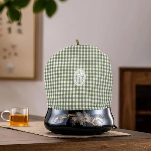 Vista 9 de CALLARON Cubierta aislante para tetera, cubierta de tetera de algodón, funda de tetera para tetera, funda para tetera, funda de mango para cacerola