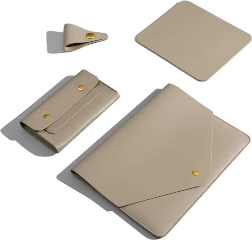 Vista 11 de Funda para portátil Benfan de 13 pulgadas, compatible con el nuevo MacBook Air 13 de 2024, nuevo MacBook Pro 13, Dell XPS 13 con bolsa pequeña