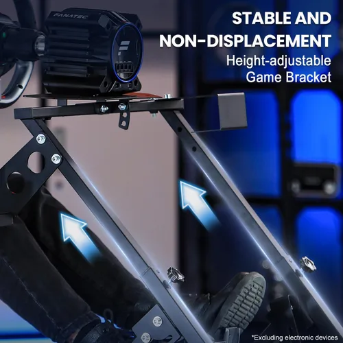 Vista 6 de Marada G29 Upgrade Racing Wheel Stand X Frame Fit for PXNThrustmasterLogitech G27 G920 G923 T300RS T128X, Foldable PC Game Race Bracket Simulator