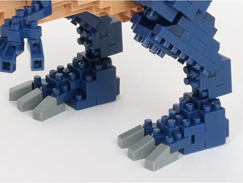 Vista 11 de nanoblock - Dinosaurs - Dinosaurio Deluxe Edition Giganotosaurus, kit de construcción de la serie Advanced Hobby