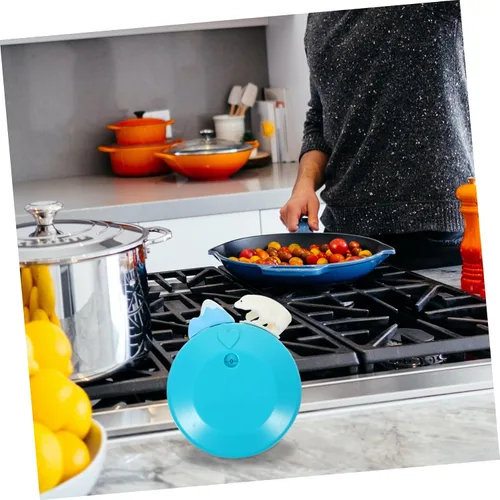 Vista 9 de Cartoon Mechanical Timer Magnetic Kitchen Timer for Cooking Studying Work Cute Iceberg Bear Design with Buzzer for Management and Home Decor