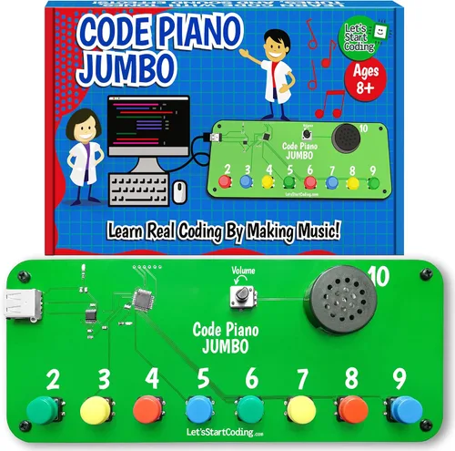 Vista 2 de Paquete: Code Rocket y Code Piano Jumbo. ¡Combina y ahorra en dos de nuestros kits más populares!