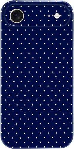 Vista 184 de Hython Funda para iPhone Air, diseño estético de lunares lindos, funda simple de 6.5 pulgadas, delgada, antiarañazos, parachoques de TPU suave, a