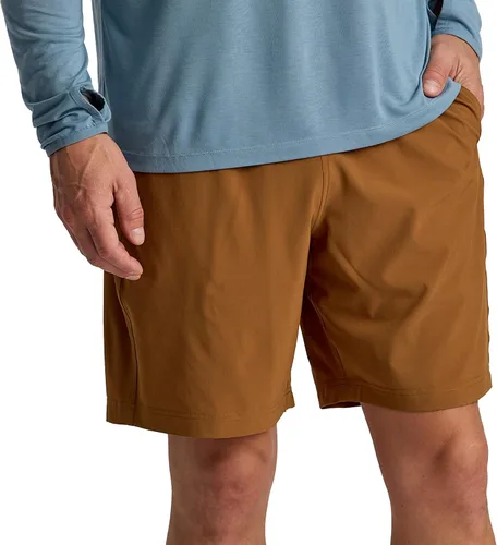 Vista 7 de Free Fly Pantalones cortos Breeze para hombre, entrepierna de 8 pulgadas, de secado rápido, ligeros, con protección solar UPF 50+