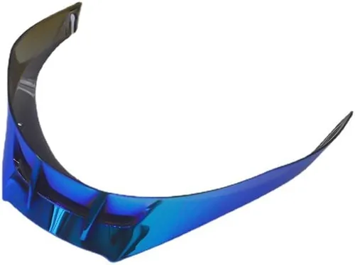 Vista 11 de Casco de motocicleta con borde trasero, protector de carcasa, visera, tiras de alerón de aire de carreras, cubierta de alerón para accesorios