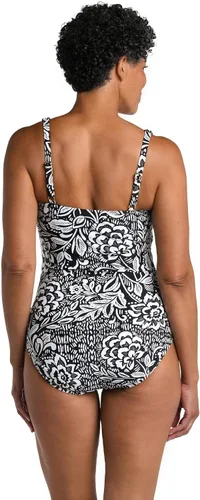 Vista 2 de Maxine of Hollywood Traje de baño de una pieza con cuello en V para mujer