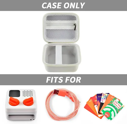 Vista 2 de casmilee Funda de viaje compatible con Yoto Mini – Reproductor de audio y música para niños, bolsa de soporte para altavoces infantiles reproduce