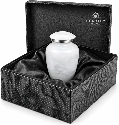 Vista 11 de Urna grande hecha a mano para cenizas adultos, hombres y mujeres, urnas de cremación para cenizas humanas, hombre y mujer, urnas funerarias