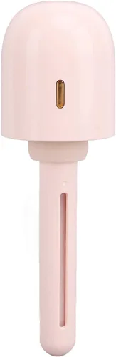 Vista 8 de Asixxsix Mini humidificador portátil, 3.4 fl oz de niebla fría, recargable por USB, humidificador personal de viaje para oficina, dormitorio, Rosa
