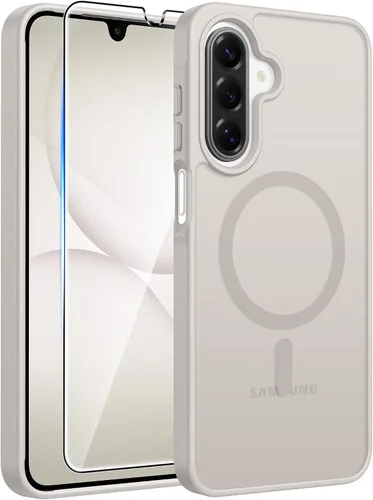 Vista 48 de FNTCASE para Samsung Galaxy Z Fold 7 Estuche Magnético: Funda de Teléfono Celular con Textura Mate Translúcida, Protección contra Caídas de Grado