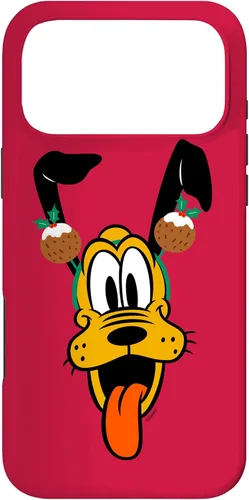 Vista 22 de Disney Plutón - Funda para iPhone 17 con diadema de pudín navideño
