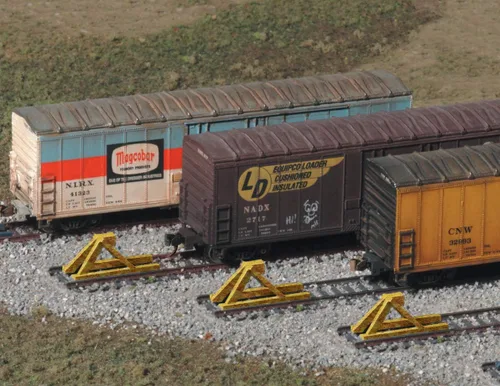 Vista 7 de Walthers, Inc. ups - Parachoques de pista, gris oscuro, 8