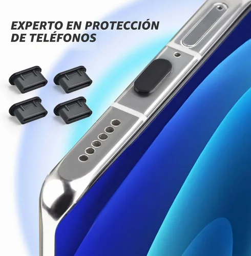 Vista 7 de AccEncyc 30P USB C tapón de polvo tipo C anti polvo tapones cubierta USB C