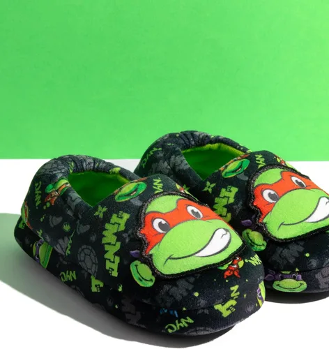 Vista 2 de Teenage Mutant Ninja Turtles Pantuflas Raphael House para niños