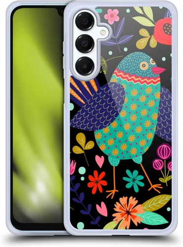 Vista 15 de Head Case Designs Officially Licensed Haroulita Blue Red Ethnic Pattern Gel Case [Military Grade Protection] Compatible with Samsung Galaxy A16 5G