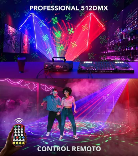Vista 4 de KeoBin APP DJ Laser Lights Professional - Más de 200 animación RGB 3D