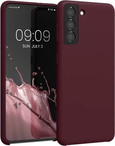 Vista 133 de kwmobile Funda compatible con Samsung Galaxy S9 - Funda de silicona TPU con acabado suave - Blue Reef