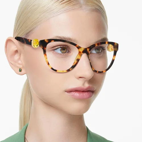 Vista 6 de Swarovski Women's Sk2004 Round Prescription Eyewear Frames